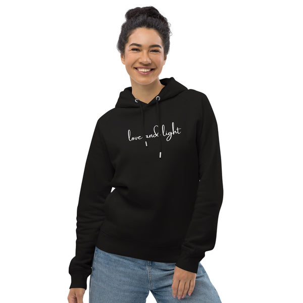 Unisex Love and Light Pullover Hoodie (Eco-Friendly)