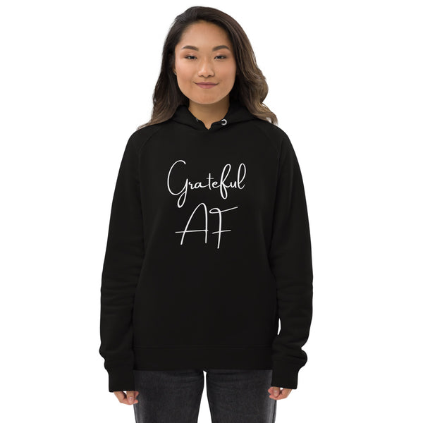 Unisex Grateful AF Pullover Hoodie (Eco-Friendly)