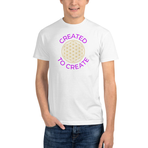 Sustainable Unisex Created To Create (Flower Of Life) T-Shirt