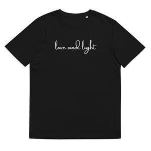 Unisex Organic Cotton Love and Light T-Shirt