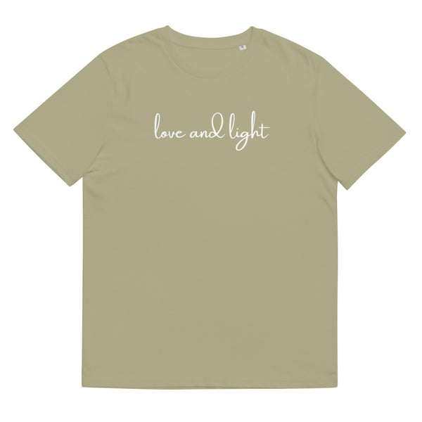 Unisex Organic Cotton Love and Light T-Shirt