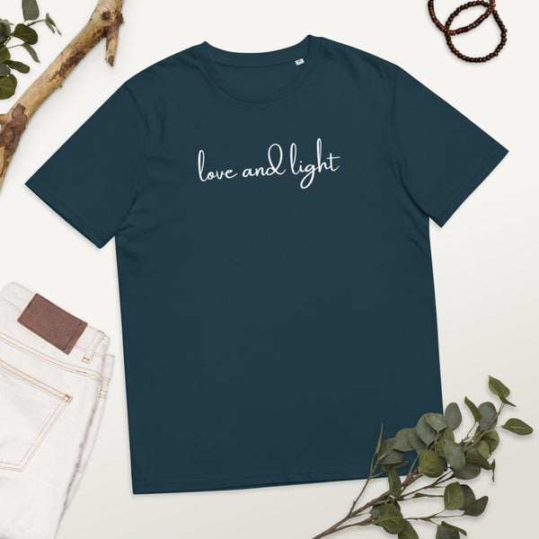 Unisex Organic Cotton Love and Light T-Shirt