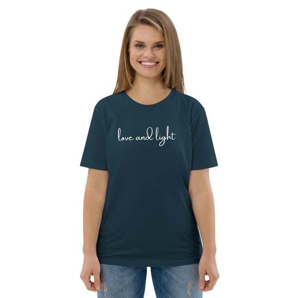 Unisex Organic Cotton Love and Light T-Shirt