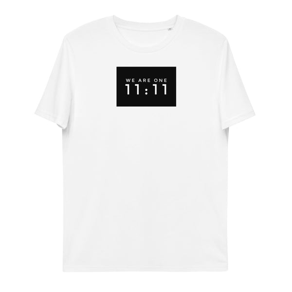 Unisex Organic Cotton We Are One 11:11 T-Shirt (Variation)