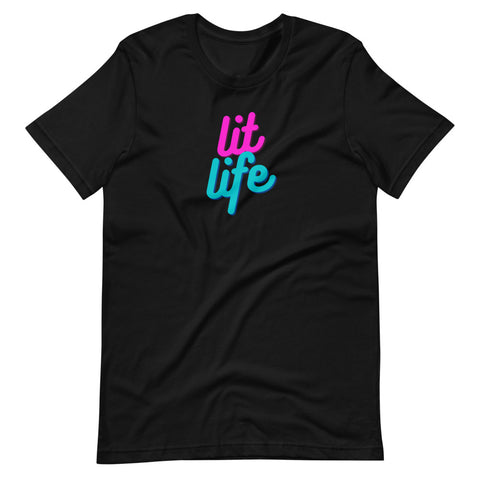 Short-Sleeve Unisex Lit Life T-Shirt (Variation)
