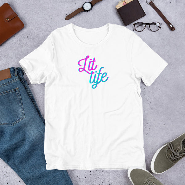 Short-Sleeve Unisex Lit Life T-Shirt