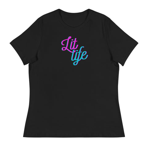 Women's Lit Life T-Shirt (Relaxed Fit)