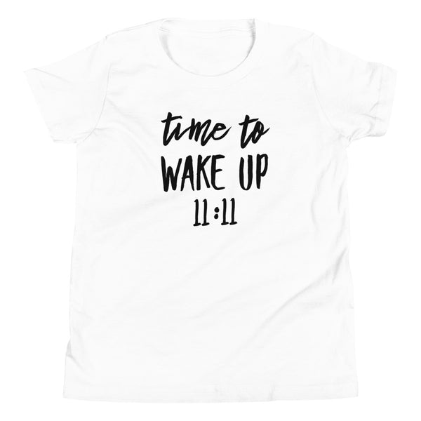 Youth Short Sleeve Time To Wake Up 11:11 T-Shirt